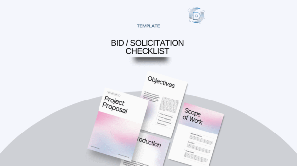 Bid/Solicitation Reading Checklist