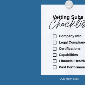 Subcontractor Vetting Checklist
